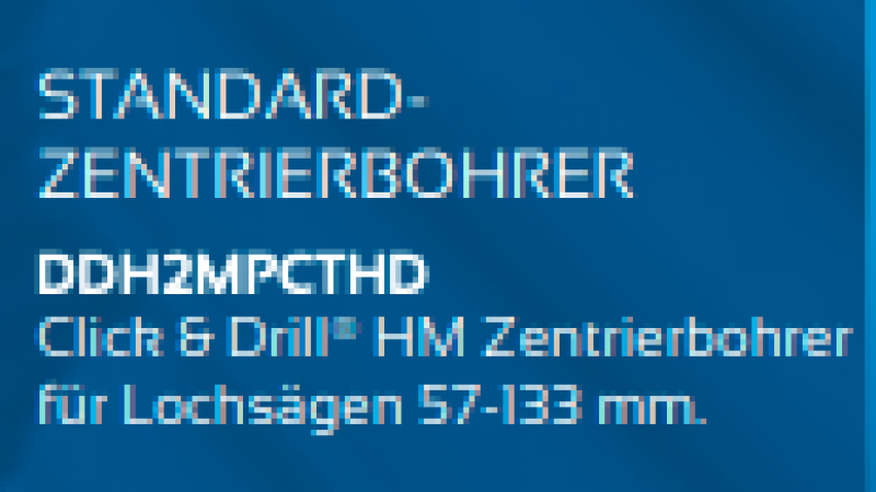 Standard-zentrierbohrer